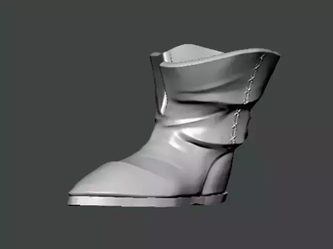 3D Model-SHOES0012 boot