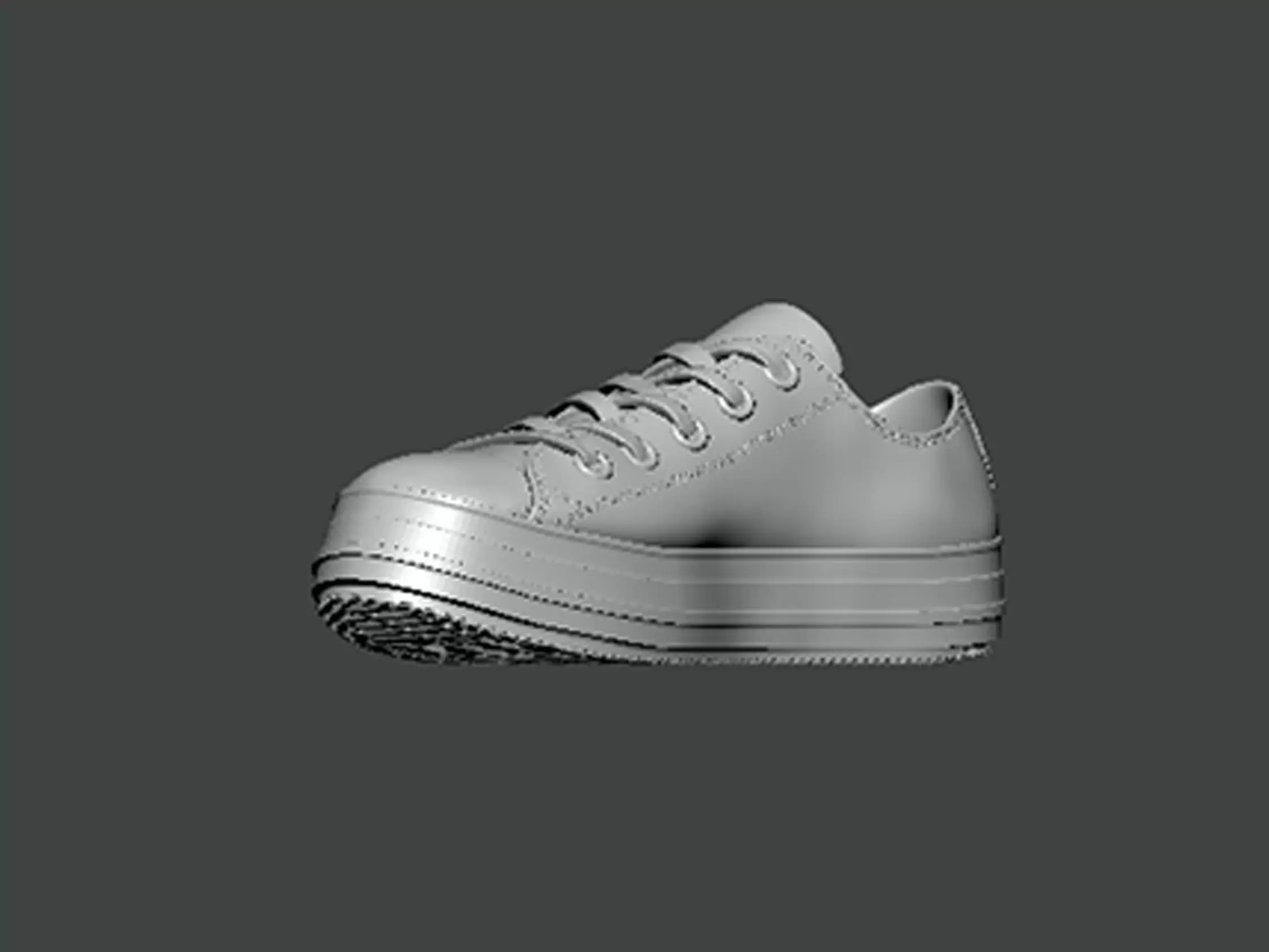 3D Model-SHOES0014 chuck taylor all star 3D print model