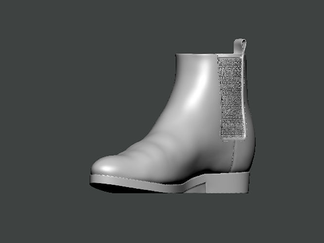 3D Model-SHOES0016 chelsea boot 3D print model