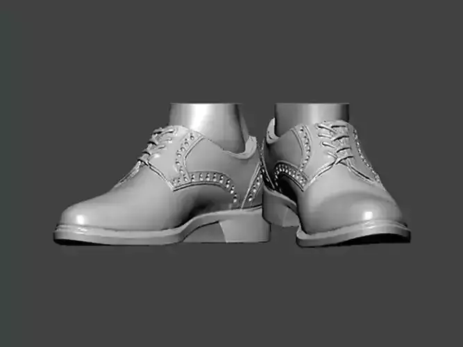 3D Model-SHOES0019 pair of shoes