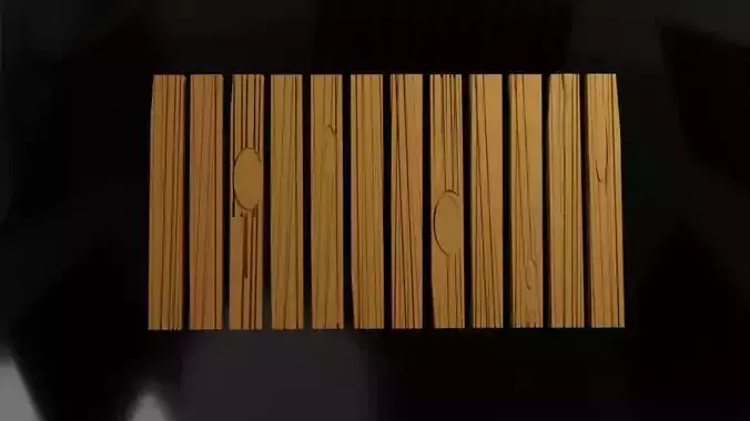 Wooden Plank Set