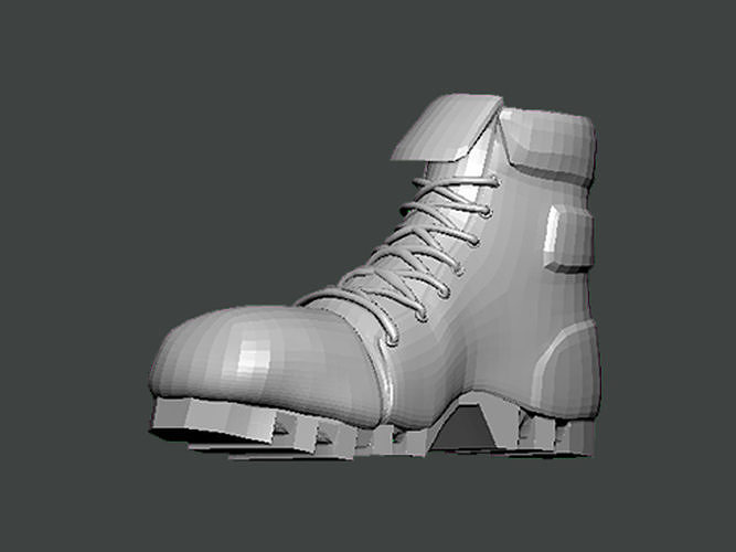 3D Model-SHOES0026 boot 3D print model