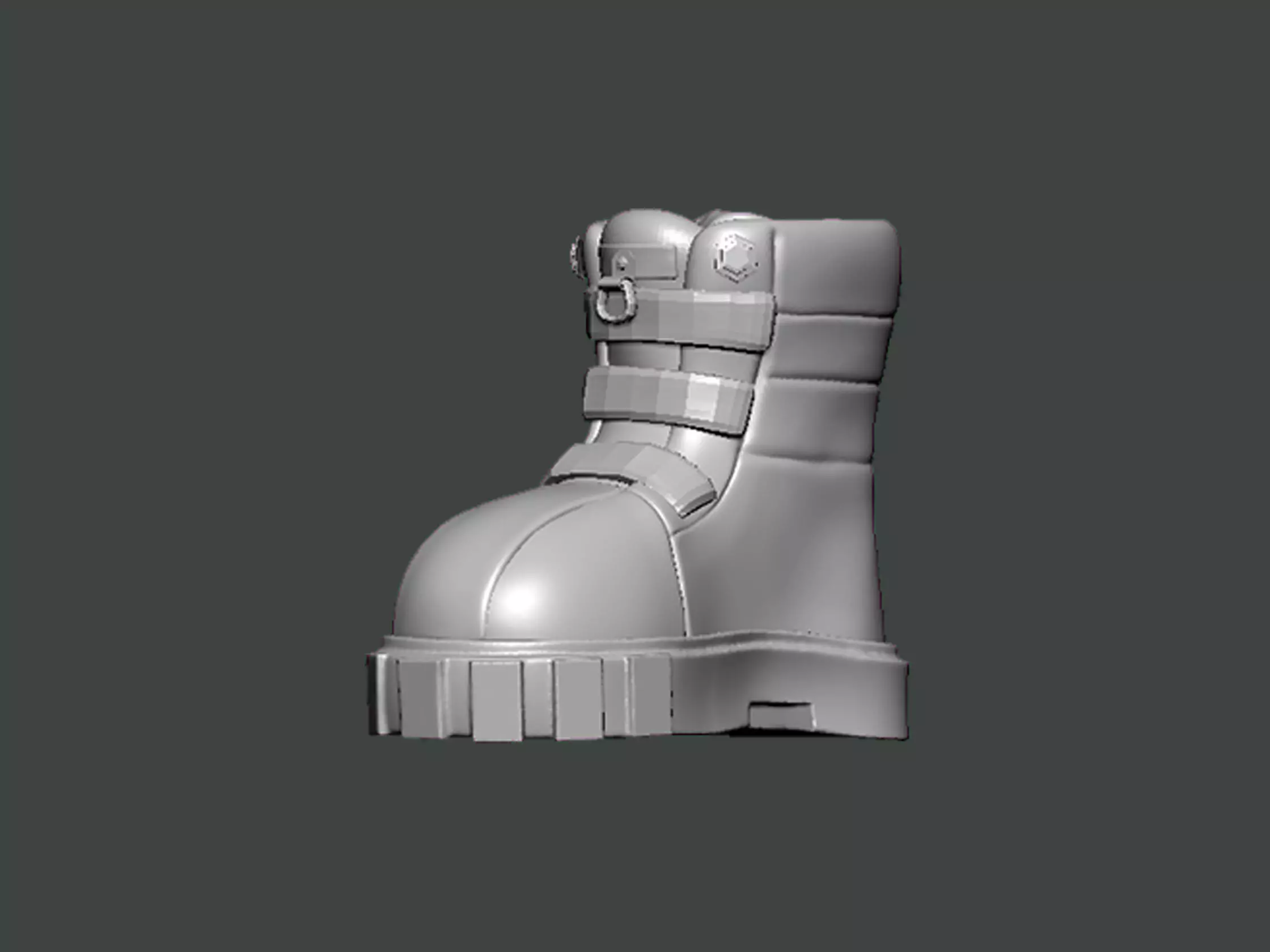 3D Model-SHOES0031 snow boot 3D print model