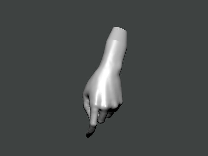3D Model-HAND0004 hand 3D print model