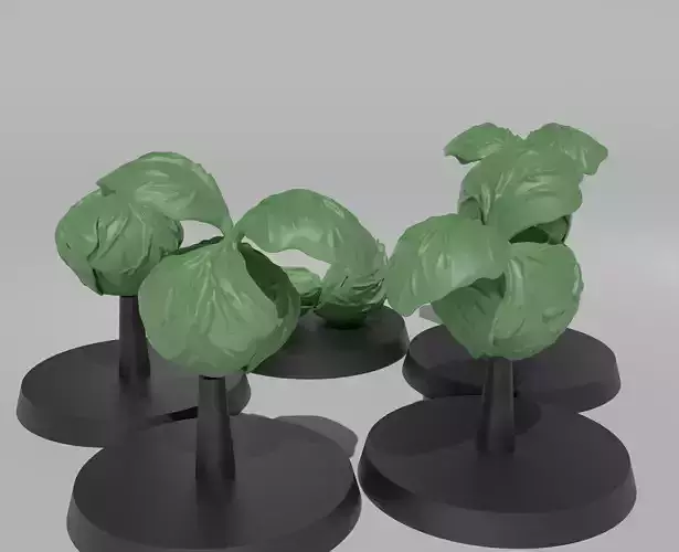 28mm - Cabbages Miniature Set - Konosuba 3D print model