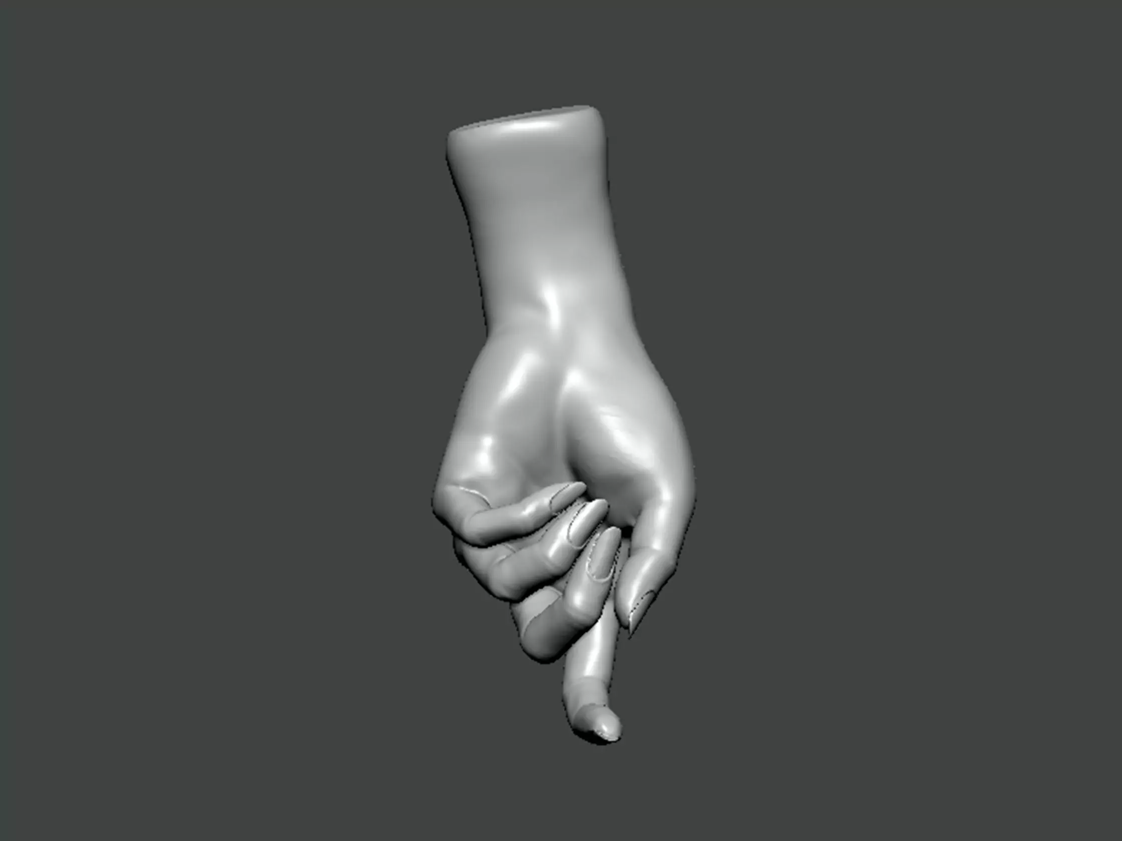 3D Model-HAND0011 hand 3D print model