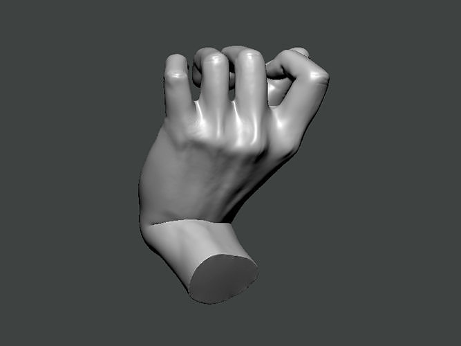 3D Model-HAND0017 hand 3D print model