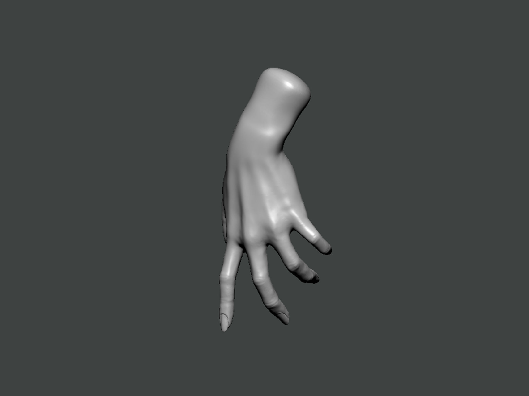 3D Model-HAND0020 hand 3D print model_1