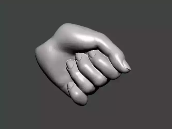 3D Model-HAND0024 fist