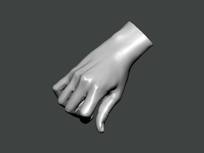 3D Model-HAND0030 hand 3D print model