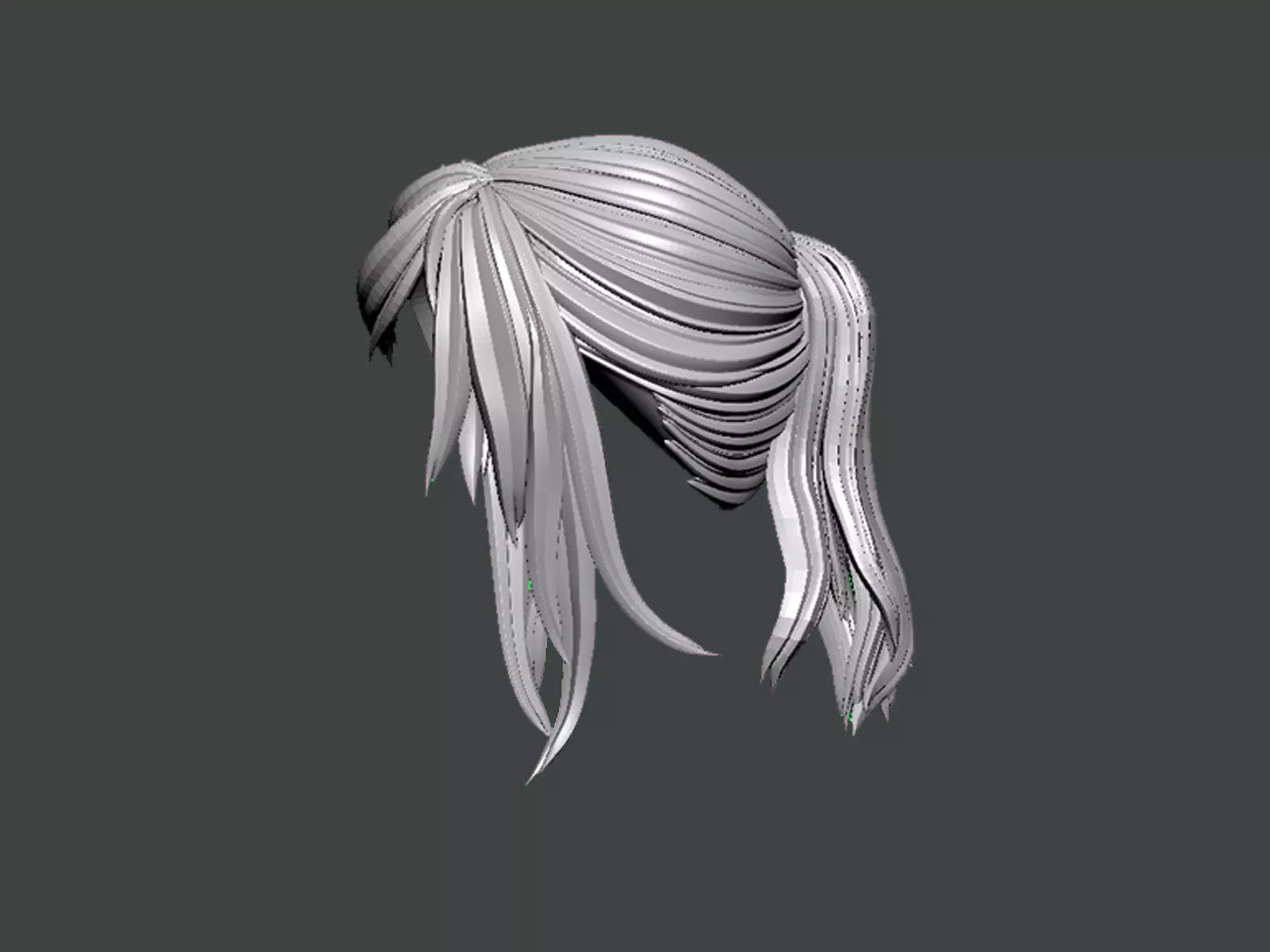 3D Model-HAIR0006 3D print model_0