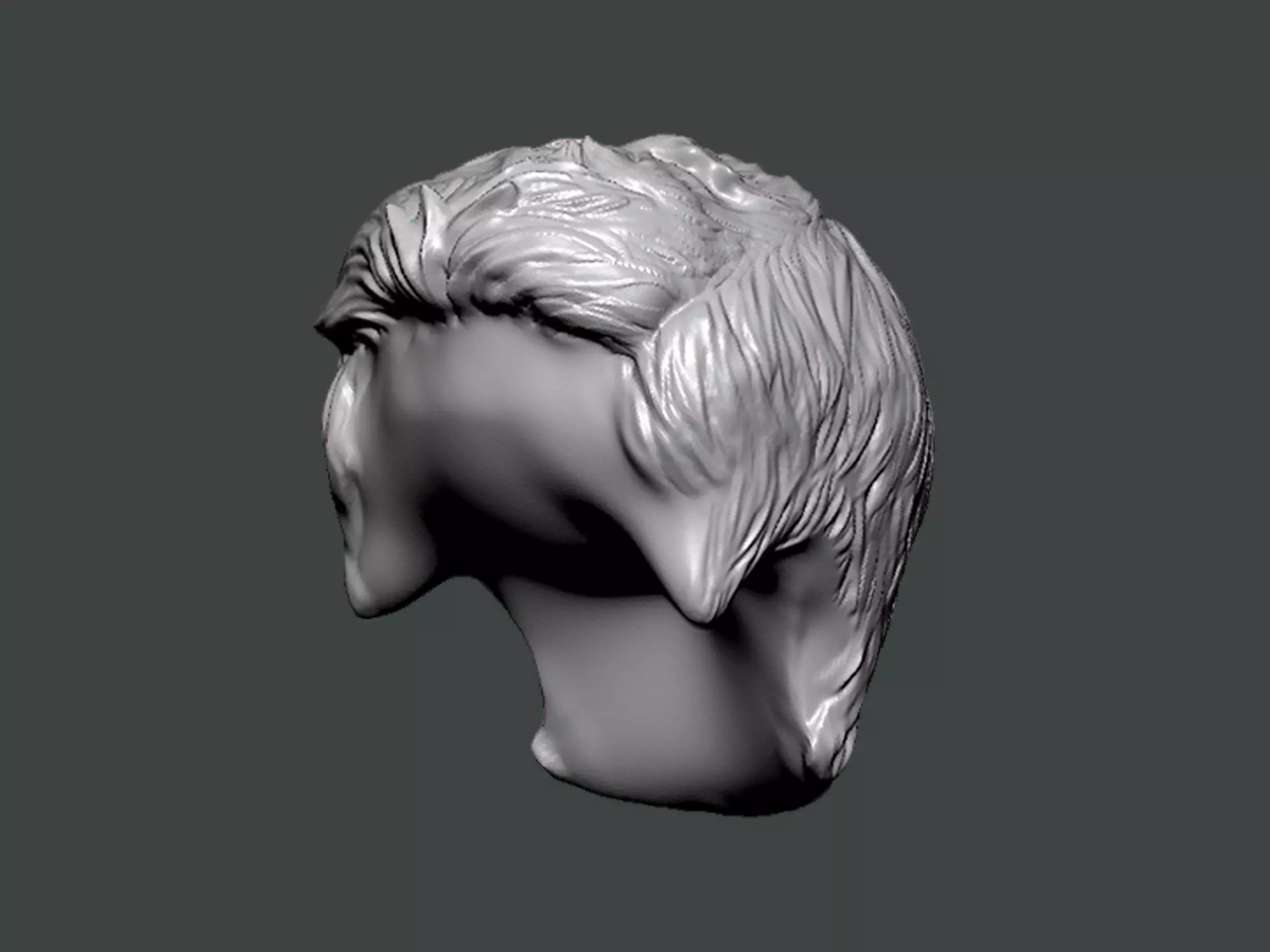 3D Model-HAIR0009 3D print model_0