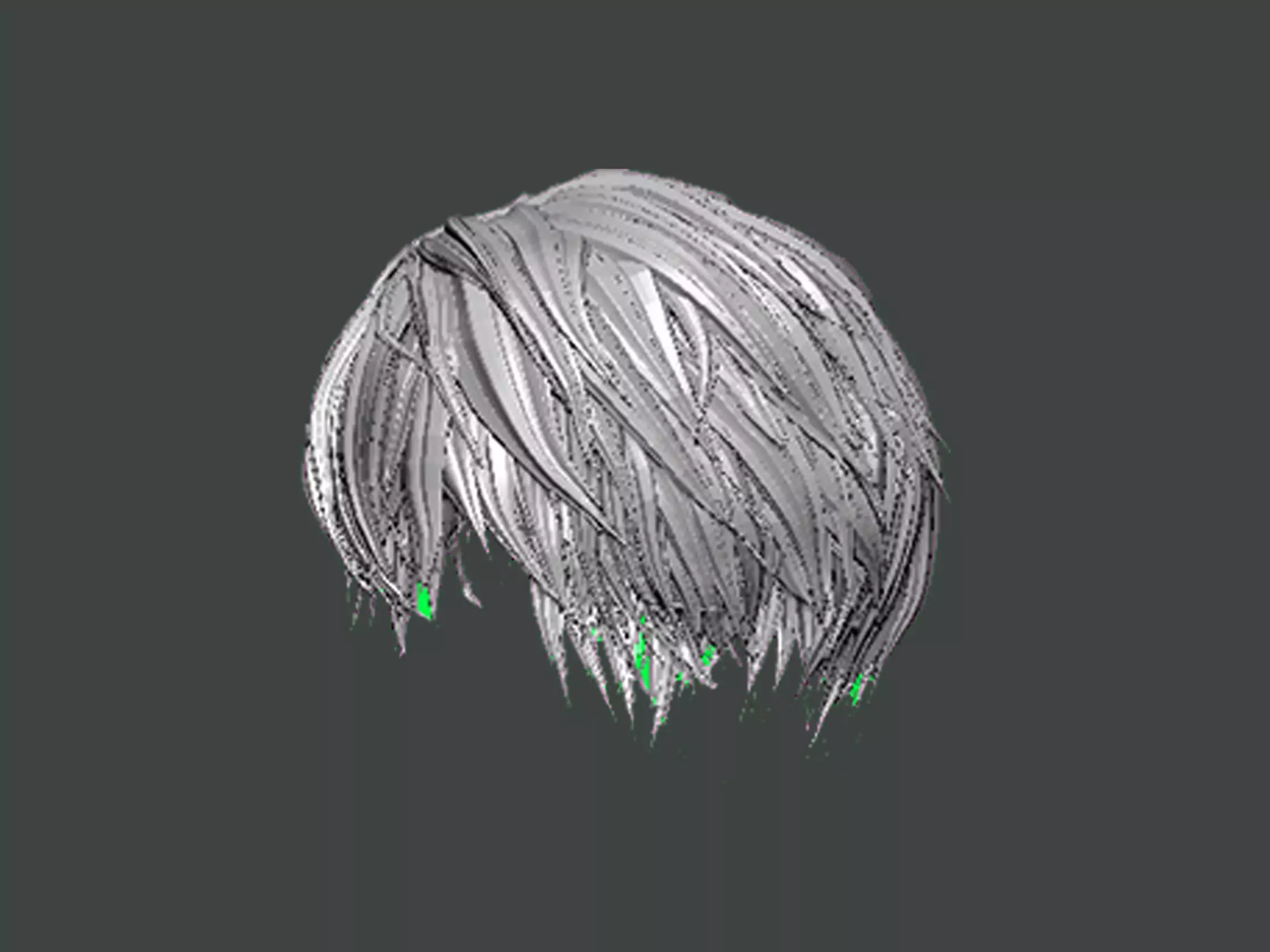 3D Model-HAIR0014 3D print model_0