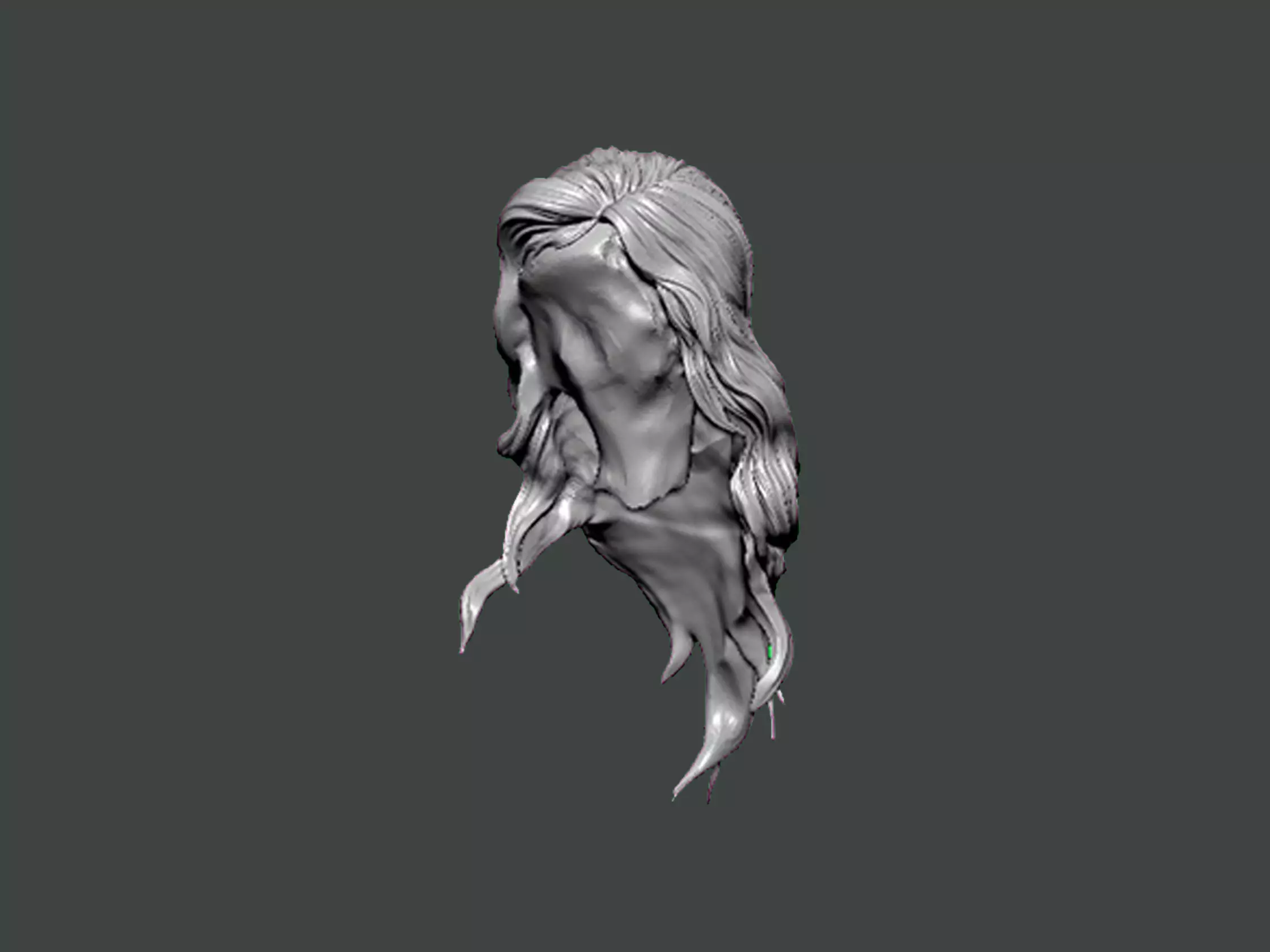 3D Model-HAIR0015 3D print model_0