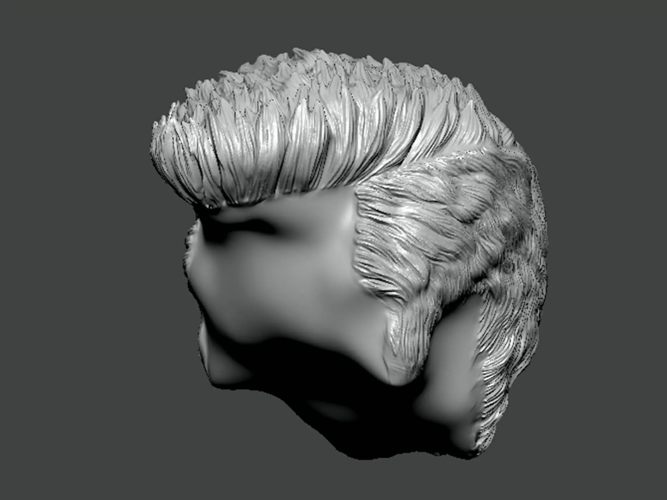 3D Model-HAIR0016 3D print model_0