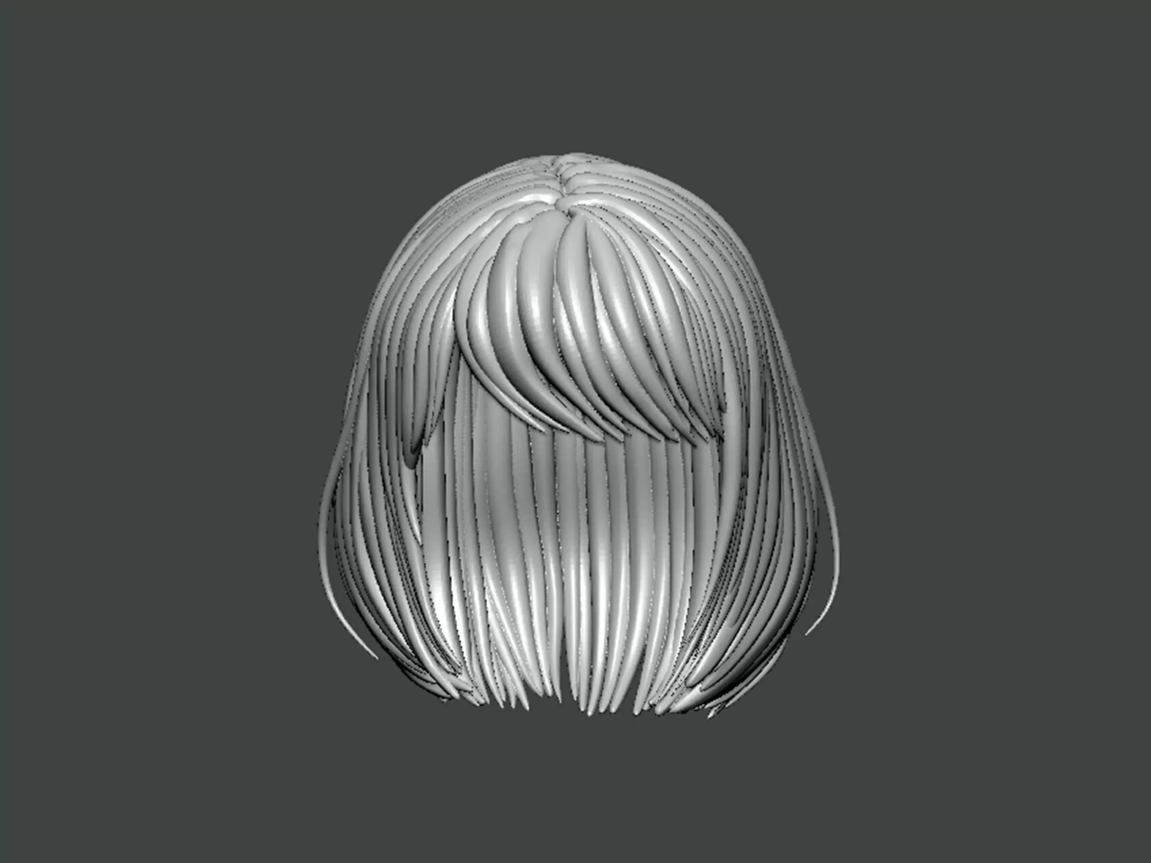 3D Model-HAIR0018 3D print model_0