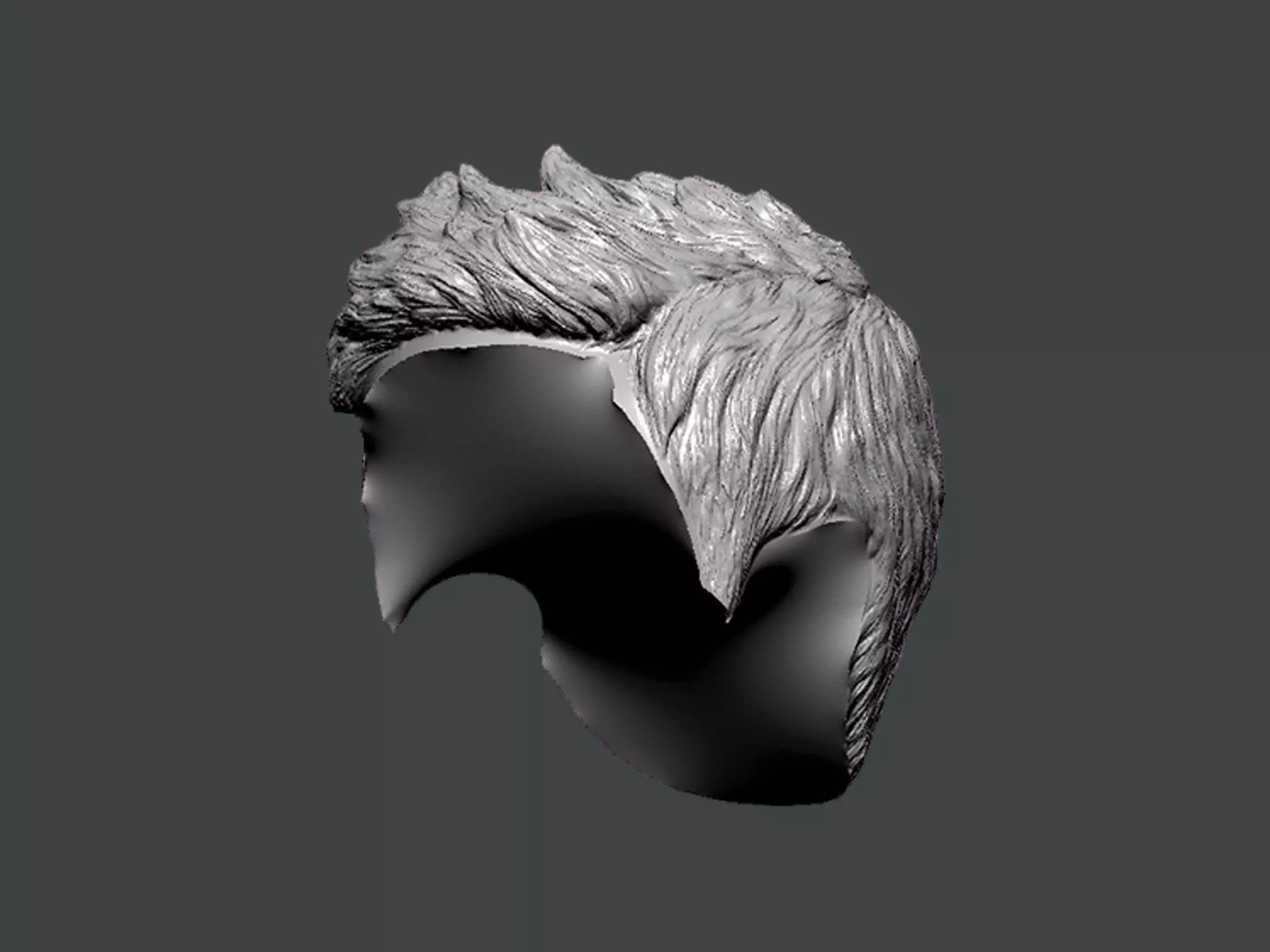 3D Model-HAIR0019 3D print model_0