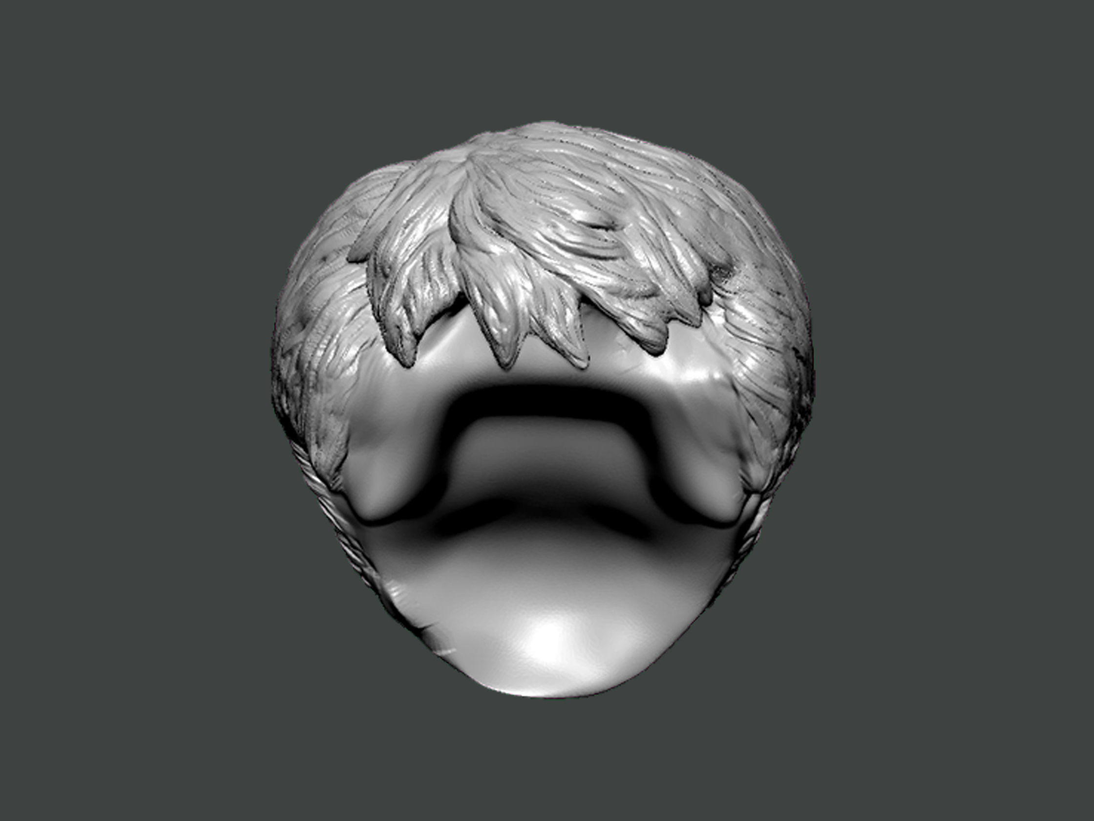 3D Model-HAIR0033 3D print model_1