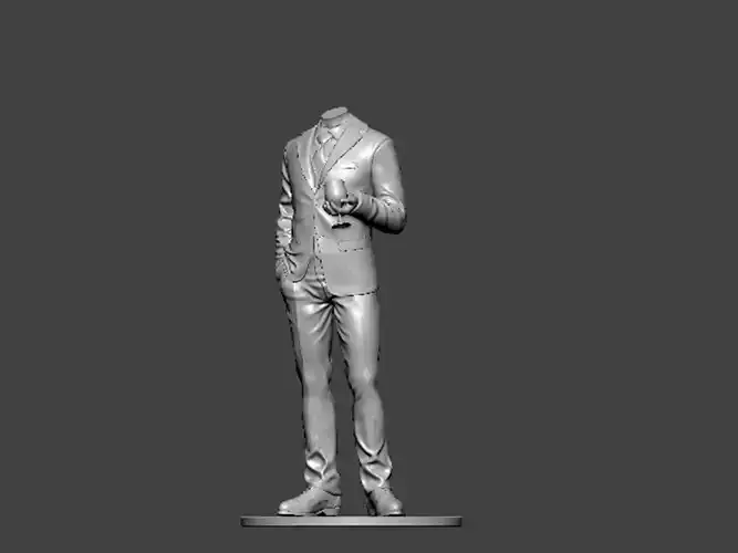 3D Model-CLOTHES0001 man in suit