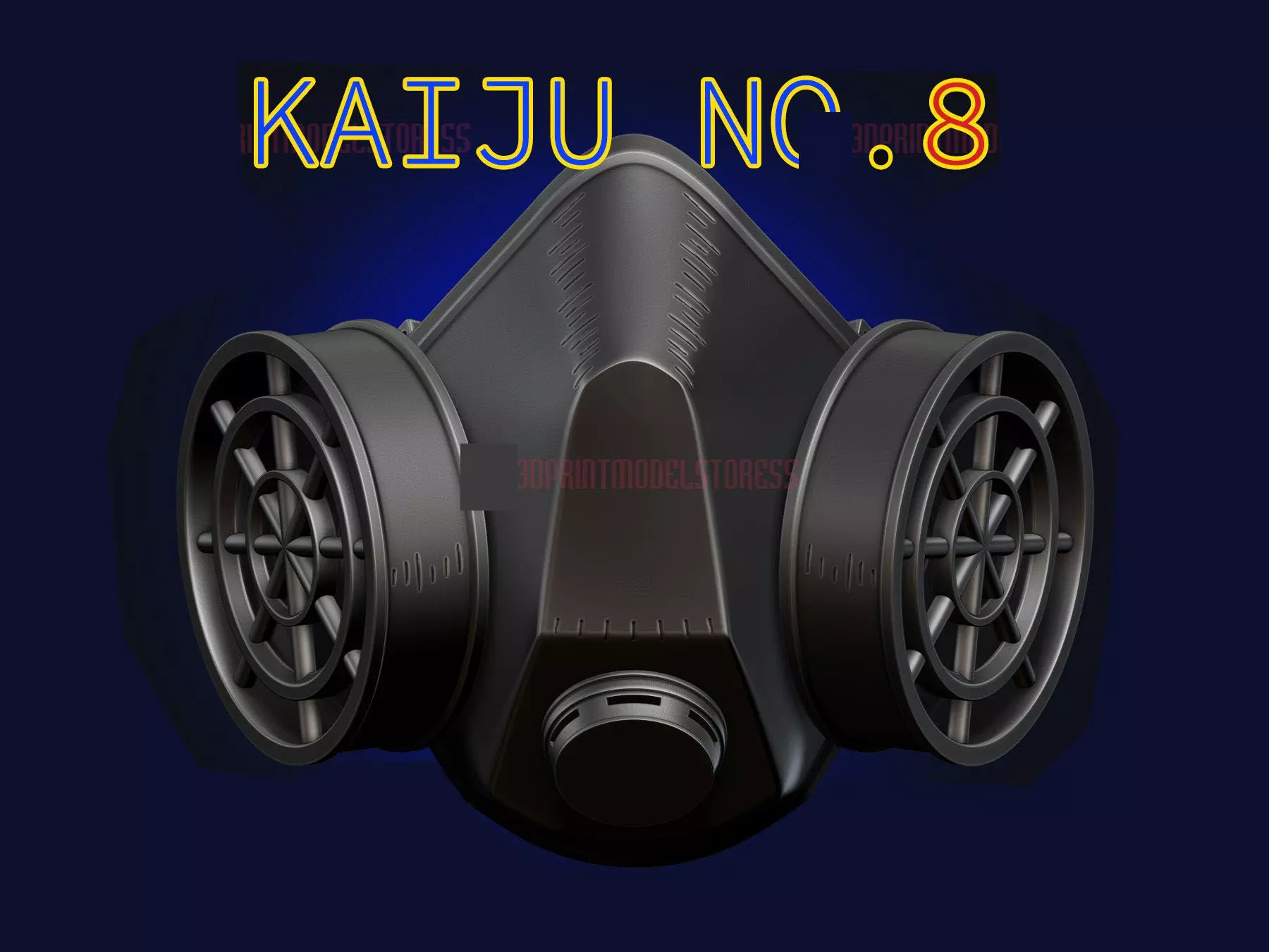 Kaiju No 8 Mask - Anime Cosplay Protective Mask 3D print model