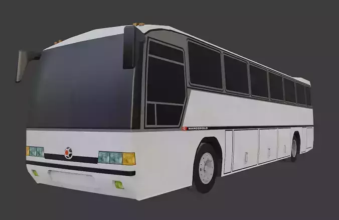 Marcopolo Viaggo GV 1000 Low-poly 3D model