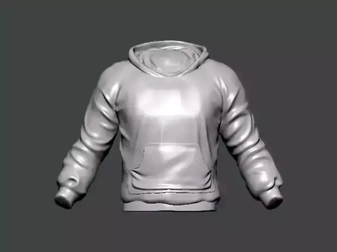 3D Model-CLOTHES0002 hoodie