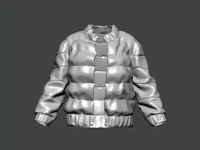 3D Model-CLOTHES0003 puffer jacket