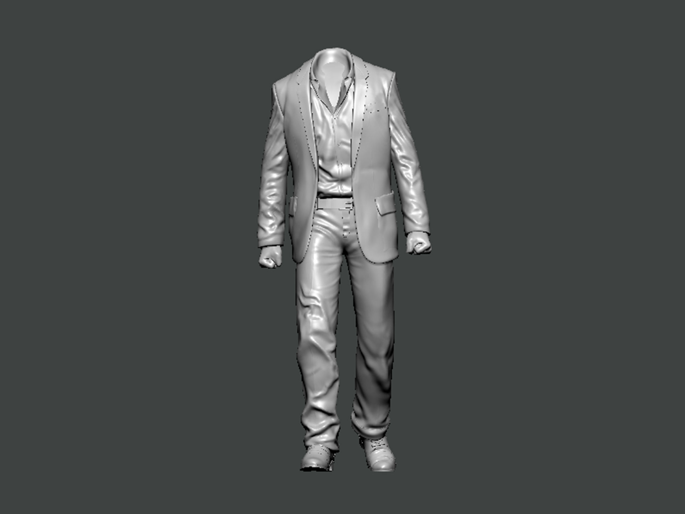 3D Model-CLOTHES0012 man in suit 3D print model_1