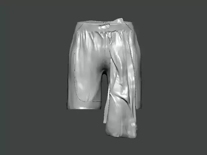 3D Model-CLOTHES0015 pair of shorts