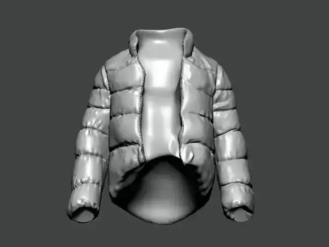 3D Model-CLOTHES0016 puffer jacket 3D print model