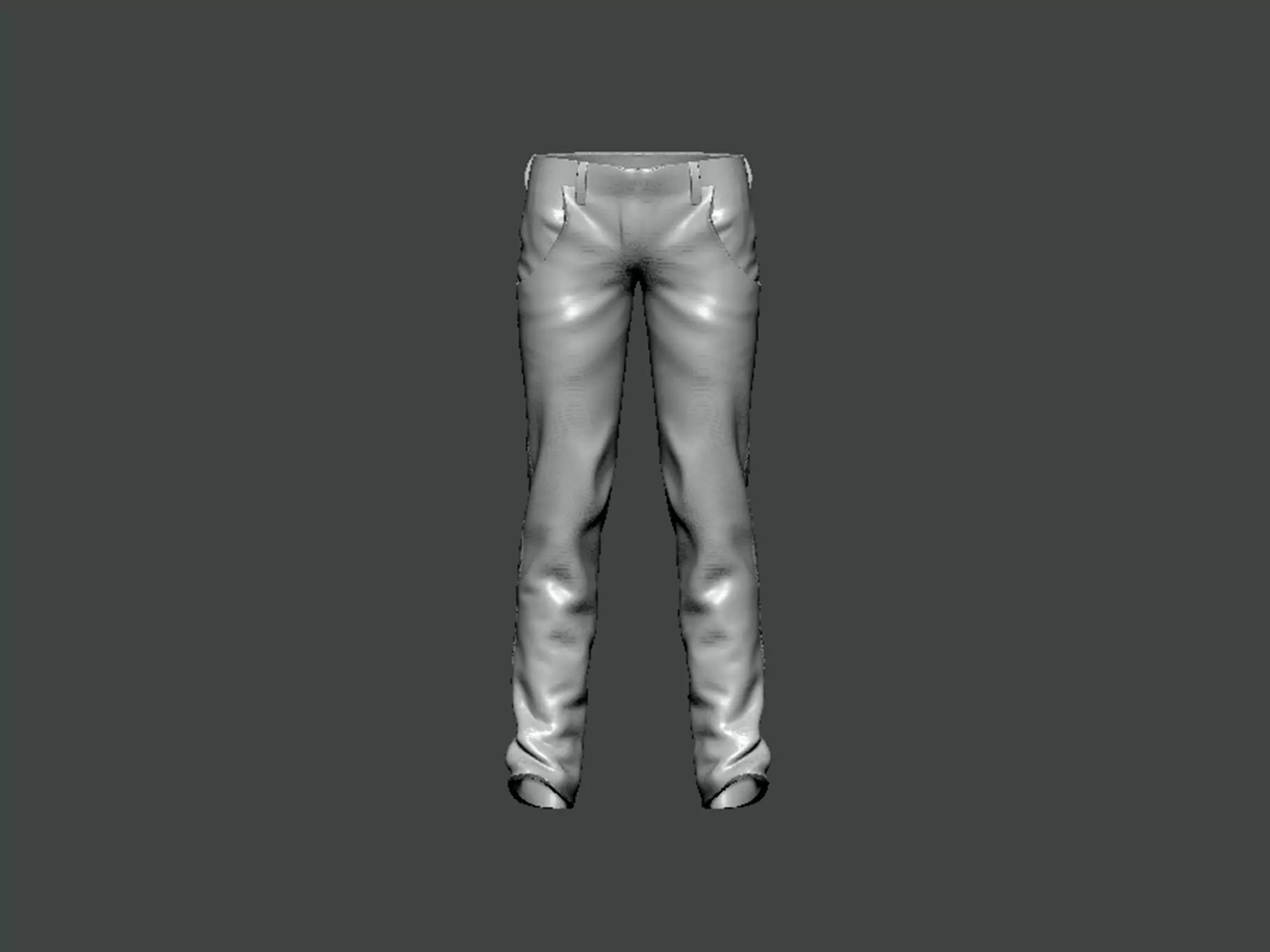 3D Model-CLOTHES0020 pair of pants 3D print model_0