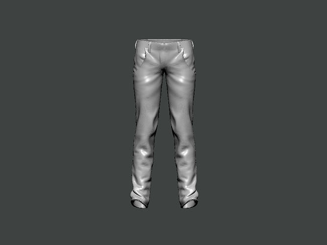 3D Model-CLOTHES0020 pair of pants 3D print model