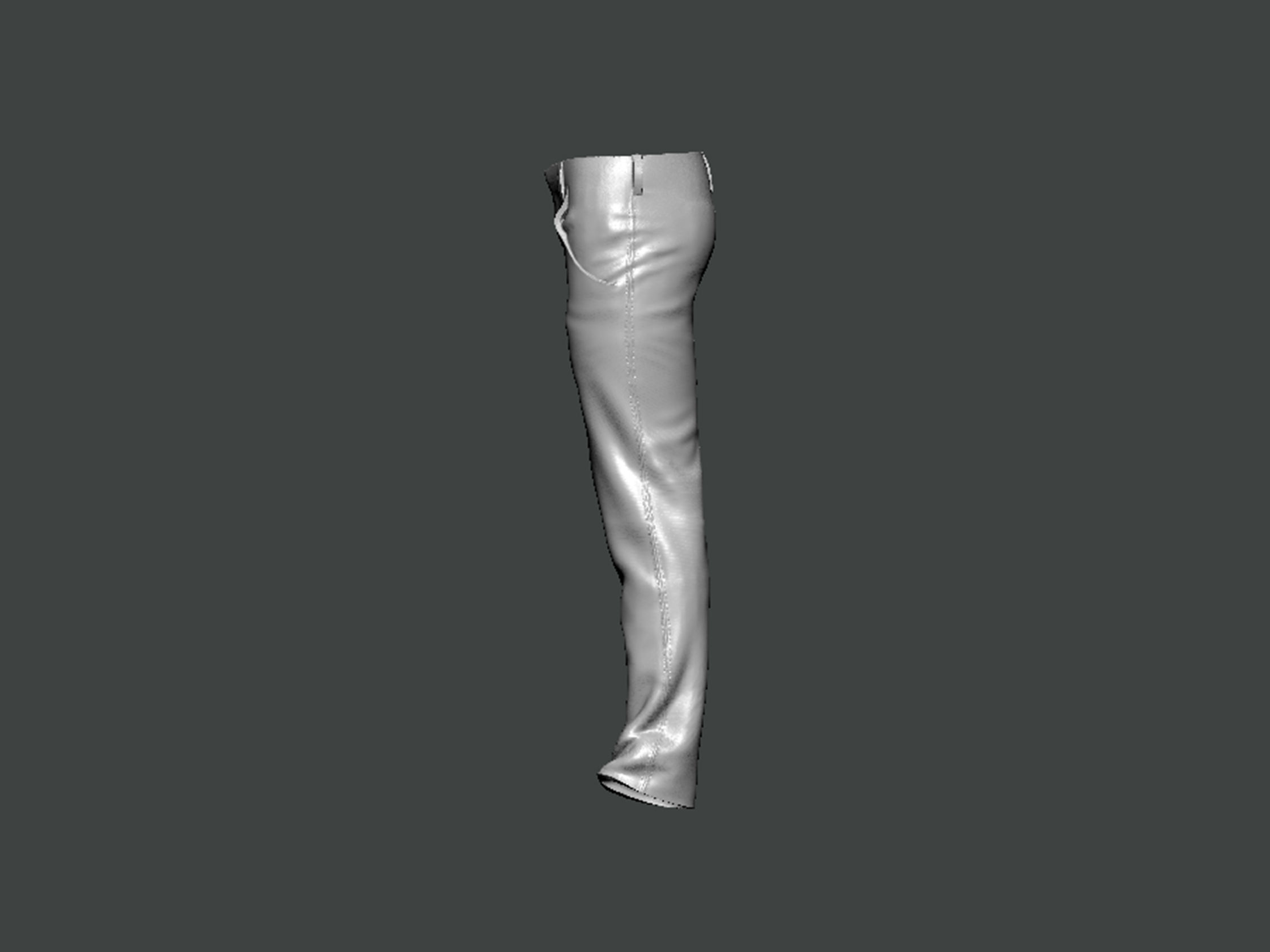 3D Model-CLOTHES0020 pair of pants 3D print model_2