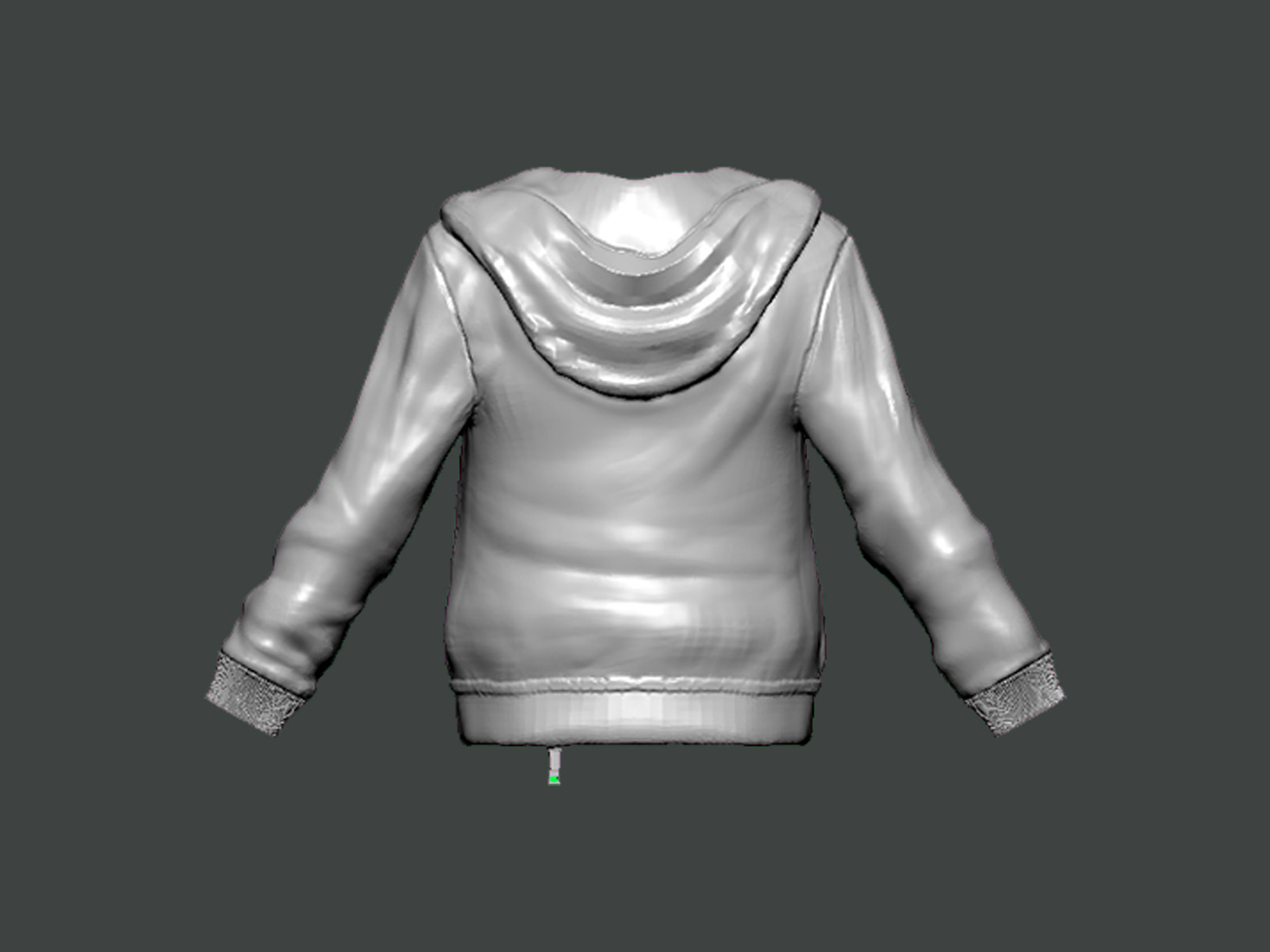 3D Model-CLOTHES0023 hoodie 3D print model_3