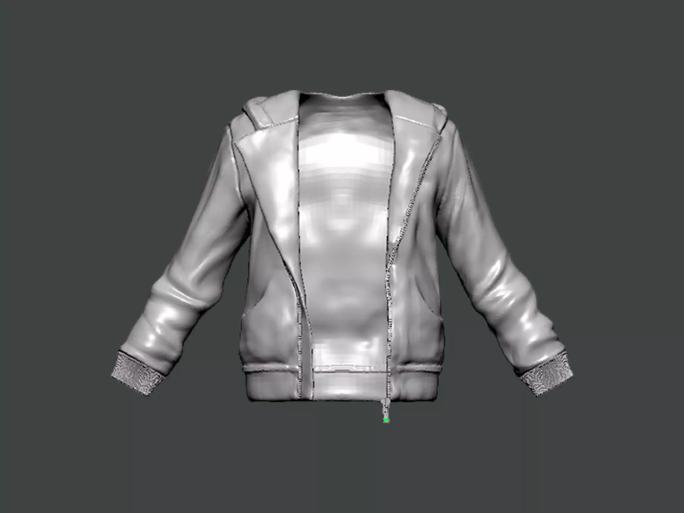 3D Model-CLOTHES0023 hoodie 3D print model_0