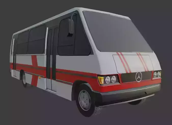 Marcopolo Senior GIV Low-poly 3D model