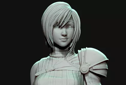 Yuffie Kisaragi - Final Fantasy VII REMAKE HIDEF KEYED 3D print model