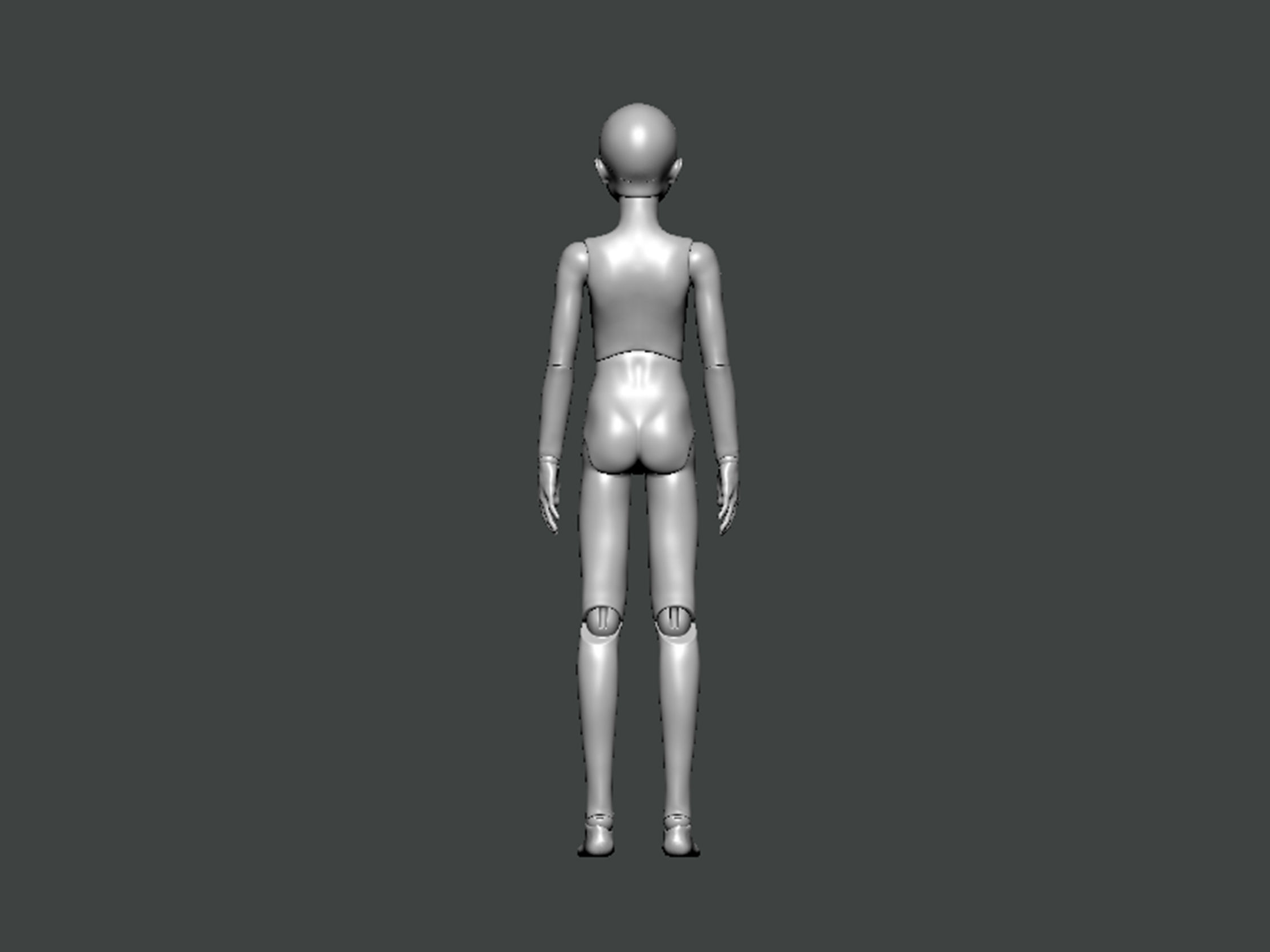 3D Model-ANATOMY0008 human figure 3D print model_3