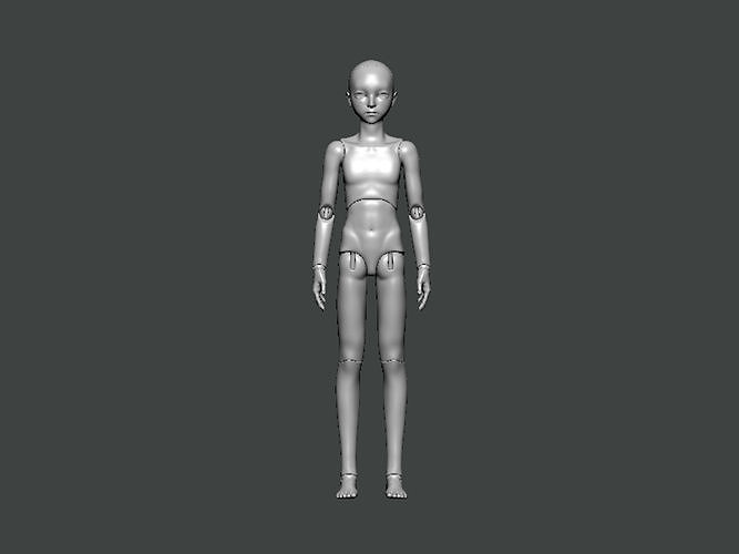 3D Model-ANATOMY0008 human figure 3D print model