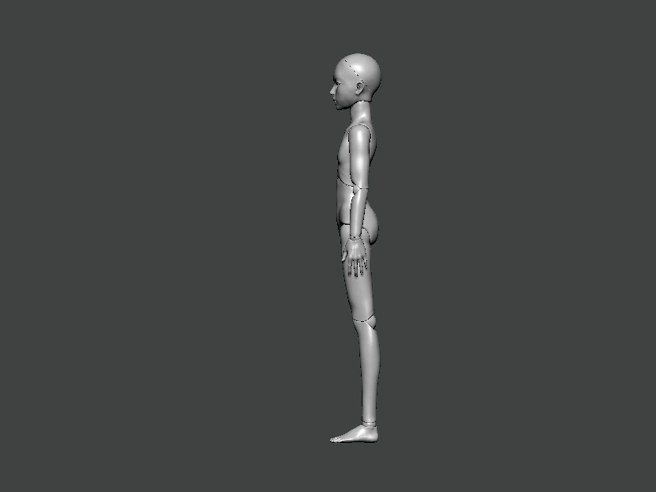 3D Model-ANATOMY0008 human figure 3D print model_2
