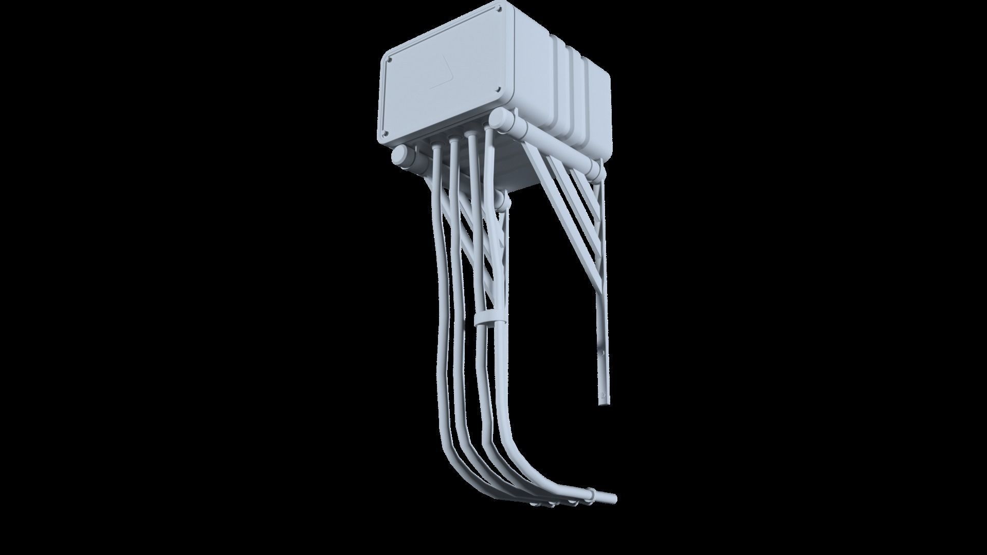 Sci-Fi Electric Box 3D model_7