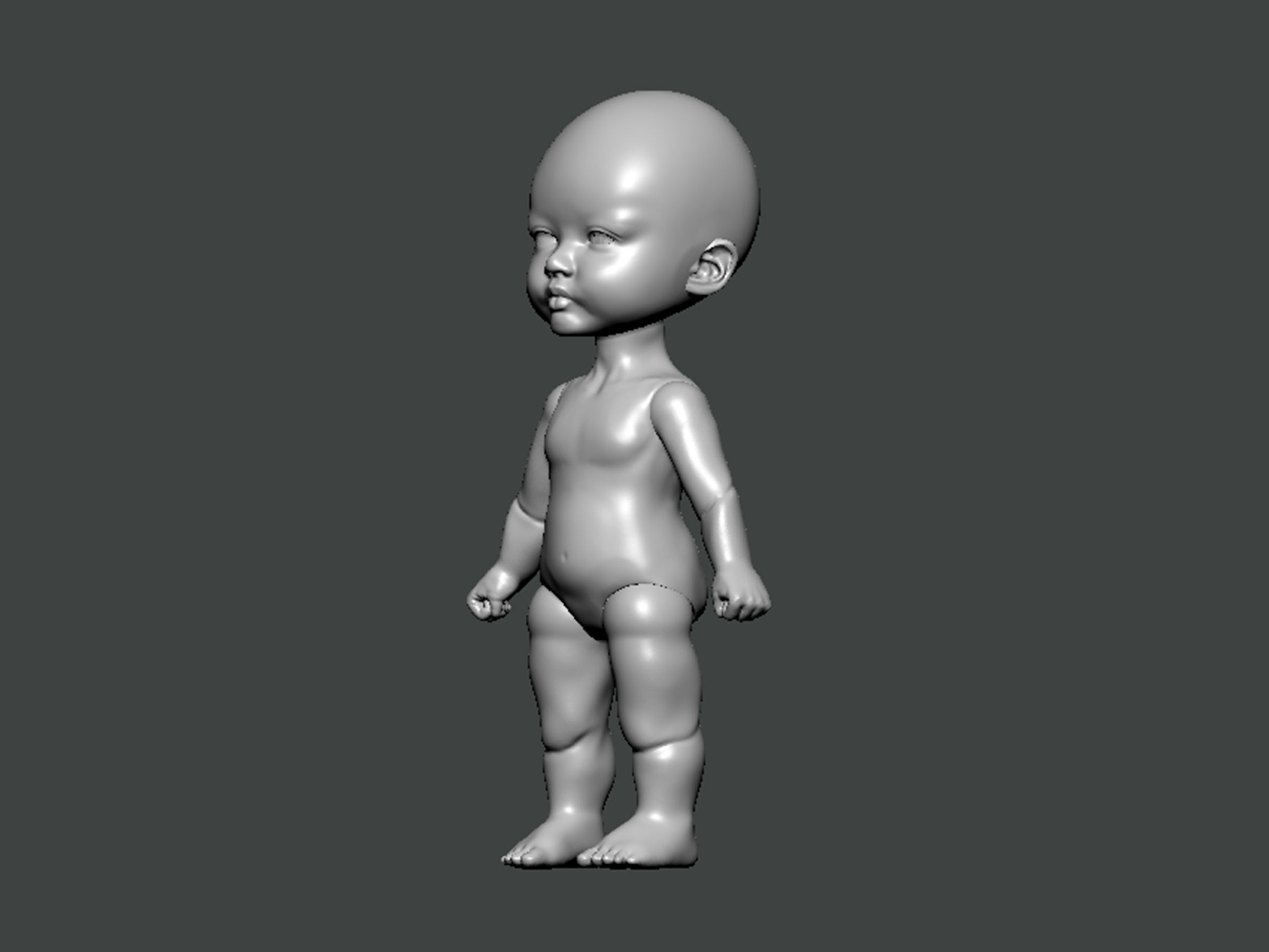 3D Model-ANATOMY0033 baby 3D print model_1