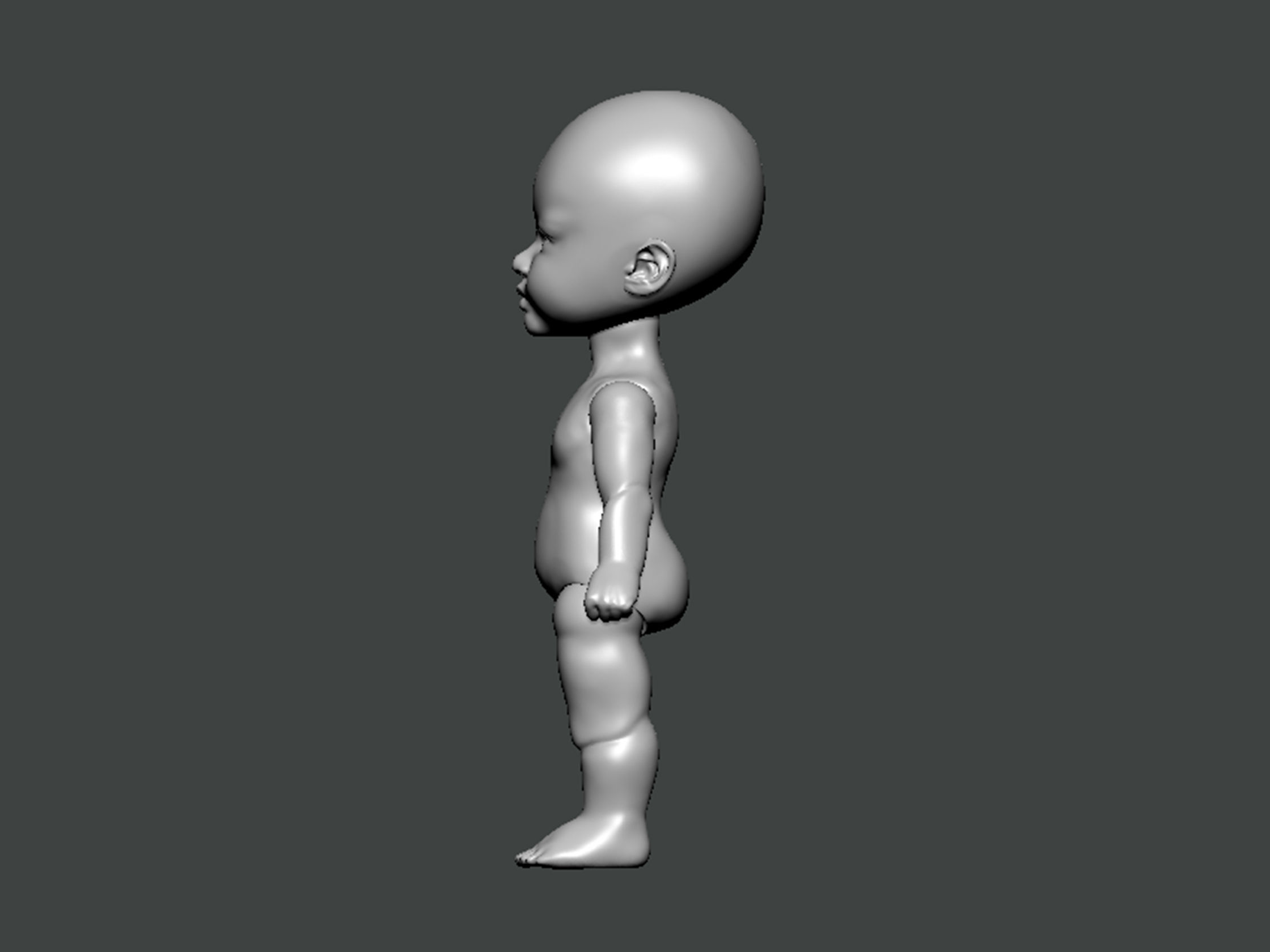 3D Model-ANATOMY0033 baby 3D print model_2