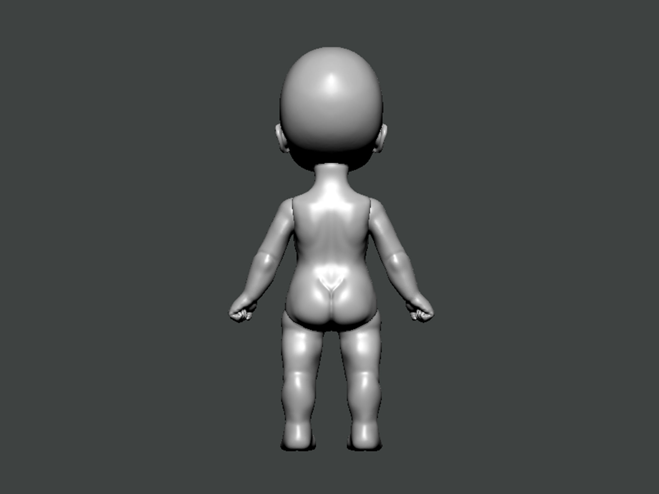 3D Model-ANATOMY0033 baby 3D print model_3
