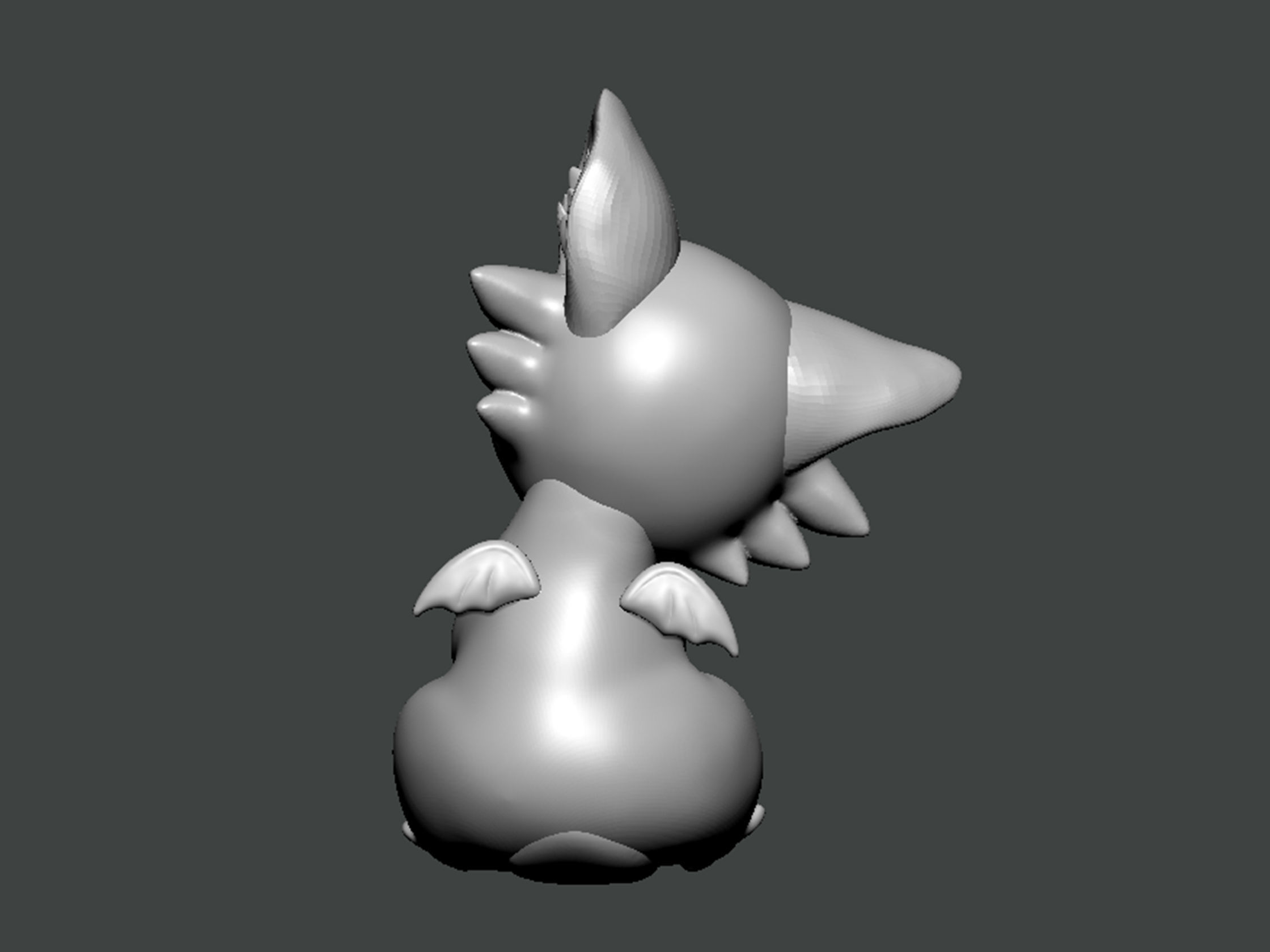 3D Model-CHARACTER0026 cat 3D print model_3