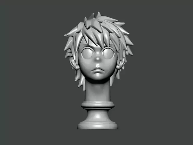 3D Model-CHARACTER0028 bust of anime character