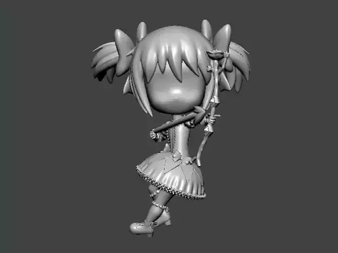 3D Model-CHARACTER0035 girl in dress
