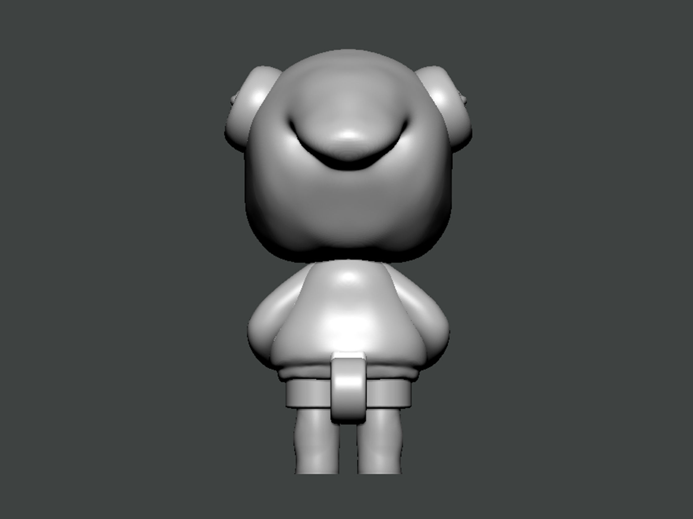 3D Model-CHARACTER0047 little boy in hoodie 3D print model_3