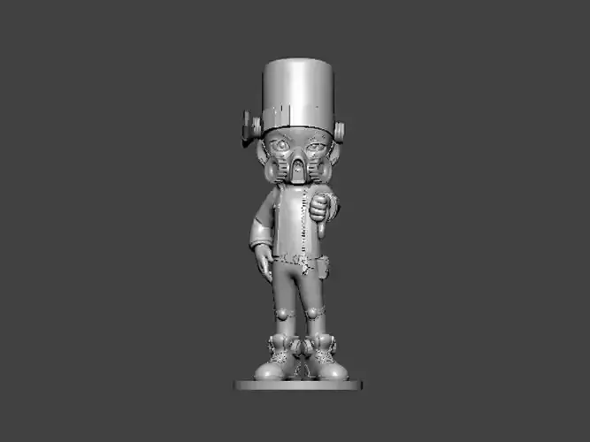3D Model-CHARACTER0059 man holding microphone