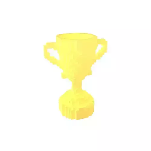 Voxel Trophy v1 001 Low-poly 3D model Voxel Trophy v1 001 Low-poly 3D model